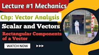 Scalar and Vectors Rectangular Components of a Vector by CGPA Genius [upl. by Hugo]