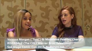 Riverdale QampA with Vanessa Morgan amp Madelaine Petsch SDCC 2018 [upl. by Jurgen]