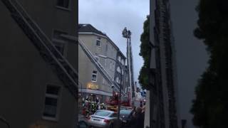 Brand in Dortmund Hombruch Rettung der Feuerwehr 18032017 [upl. by Nosreip]