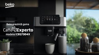 Espressor de cafea automat Beko CEG7304X [upl. by Einafit]