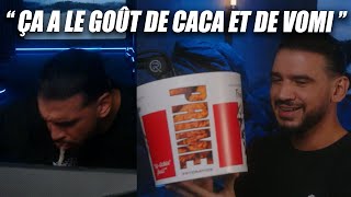 Amine vomi en goutant la nouvelle boisson goût poulet Poisson dAvril de PRIME [upl. by Candless174]