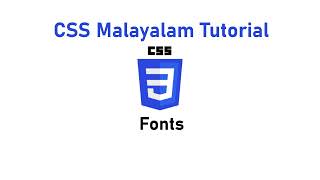 17 Fonts  CSS Malayalam Tutorial [upl. by Eglanteen]