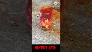 Shoking Nitric Acid Experiment Viral short Experimentwithmunna [upl. by Nairdna]