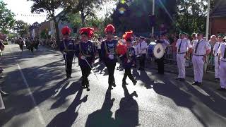 Sonntags Parade Abt 1  2018  Schützenfest in KleinJerusalem [upl. by Ynaiffit]