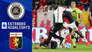 Spezia vs Genoa Extended Highlights  Serie A  CBS Sports Golazo [upl. by Ayouqat]