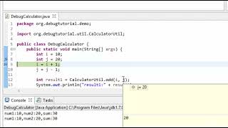 How to debug Java in Eclipse  How to evaluate variables using Evaluate Inspect and Watch [upl. by Eelahs]