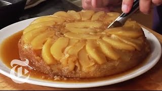 Thanksgiving Recipes Pear UpsideDown Cake  Mark Bittman  The New York Times [upl. by Radman938]