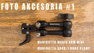 AKCESORIA FOTOVIDEO 1 UNIWERSALNE RAMIĘ i KLAMRA MANFROTTO [upl. by Thant]