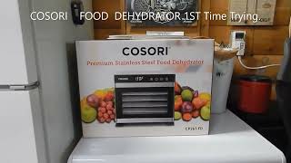 COSORI FOOD DEHYDRATOR First Time Using It WOW [upl. by Curzon]