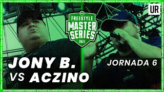 ACZINO VS JONY B  FMSMEXICO2022 Jornada 6  Urban Roosters [upl. by Nairbo]