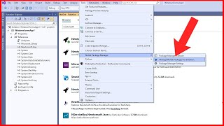 Visual Studio how to add nuget package  Visual Studio 2022 how to add nuget package [upl. by Bat846]