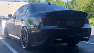 BMW E60 545i H Pipe Raw Sound [upl. by Gagliano]