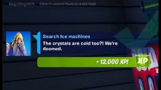 Fortnite Challenge  Search Ice machines  Chapter 2 Season 7 [upl. by Gardie605]