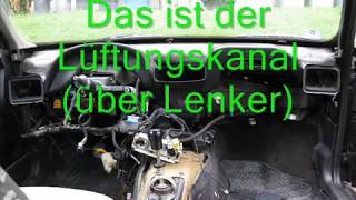 Heizungskühler Audi 80 B3 Typ 89 wechseln 18 S 90 PS BJ 91 [upl. by Kyrstin]