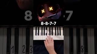 Murder Drones Ep 8 Bite Me Piano Tutorial shorts [upl. by Akciret480]