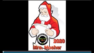 Santas Mailroom 2020  Mrs Mosher  Channel 989 FM  Corry  Erie PA [upl. by Sonahpets]