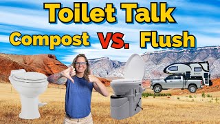 RV Toilets Composting VS Flushing The UGLY Truth [upl. by Adnomal464]