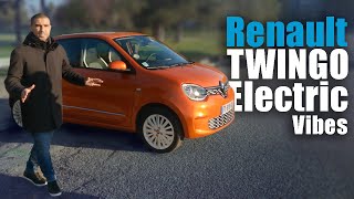 Essai complet Renault Twingo électrique Electric série limitée VIBES [upl. by Eartnoed]