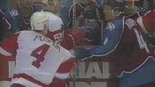 Uwe Krupp vs Jamie Pushor Mar 26 1997 [upl. by Nyleimaj]