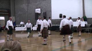 Newcastle Scottish Dancing Festival 2012 Newcastle RSCDS Men Quarries Jig [upl. by Assenej343]