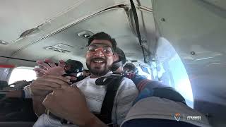 Crazy Skydiving over Pyramids of Egypt  Must do this in Egypt skydiving travel egypt adventure [upl. by Yhcir470]