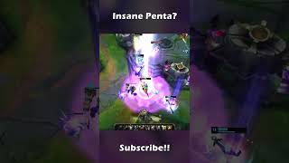 This is the most insane Pentakill with Ezreal youve ever seen lol ezreal shorts [upl. by Ayatnahs]