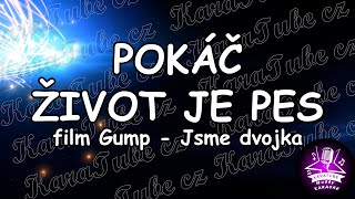 POKÁČ  ŽIVOT JE PES film Gump  Jsme dvojka KARAOKE [upl. by Nedloh]