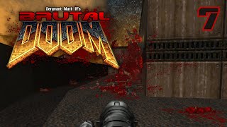 Brutal Doom  Tactical  Knee Deep In The Dead  E1M7  Realism Violence [upl. by Aila445]