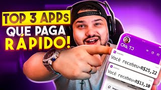 TOP 3 APPs PARA GANHAR DINHEIRO RÁPIDO  SAQUE R5800 AINDA HOJE [upl. by Sylvanus]