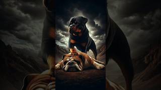 Rottweiler vs Bulldog vs Labrador retriever Poodle German Shepherd Battle  Funny Animal Videos [upl. by Millisent580]