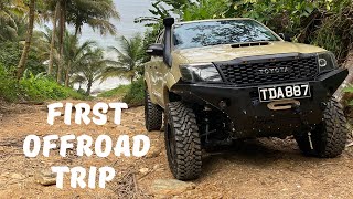 First 4wd Offroad Trip For The Build Series Toyota Hilux [upl. by Chu]