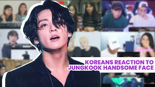 KOREANS REACTION TO JUNGKOOK VISUALS COMPILATION [upl. by Markman]