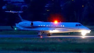 Embraer Legacy 650 GWIRG TakeOff at Bern [upl. by Mord]