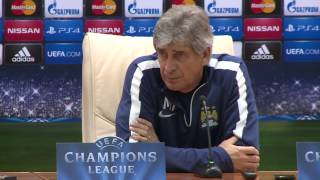 Zabaleta amp Pellegrini preview  CSKA Moscow v Man City  UEFA Champions League [upl. by Ardnekahs]