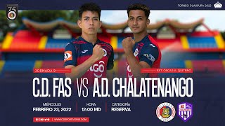 FAS vs Chalatenango  Jornada 9  Clausura 2022  Reservas [upl. by Assej]