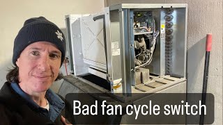 IceOMatic ice machine not working  bad fan cycle switch [upl. by Eiddal606]