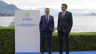 WATCH G7 Financial meeting in Italy [upl. by Assetak]