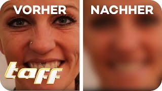 FALTEN WEG dank COLLAGENDRINK BeautyDrinks im taffCheck  taff  ProSieben [upl. by Sevart598]