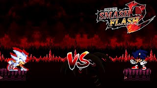 SSF2 Mods Hyper Sonic vs Sonic exe [upl. by Wandy]