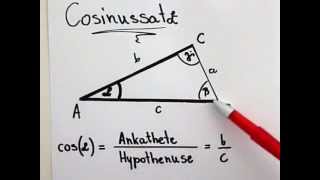 Cosinus  Erklärung [upl. by Aiduan]