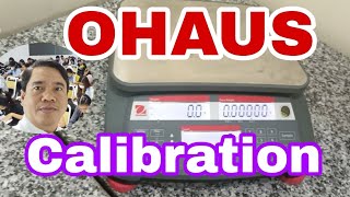 OHAUSCalibration of Scale [upl. by Sinclair]