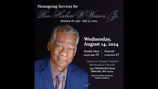 Home going Service for Rev Herbert W Watson Jr [upl. by Kyrstin]