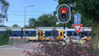 Spoorwegovergang HeilooDutch Railroad Crossing [upl. by Yhtomot]