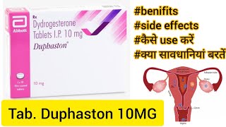 Duphaston 10 MG tablet uses in Hindi Dydrogesterone tablet Side effects dose amp precaution in Hindi [upl. by Yebot]