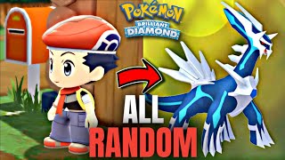 Playing Pokemon BRILLIANT Diamond BUT Its EXTREME RANDOMIZER 🔥 1 [upl. by Ahsinek]