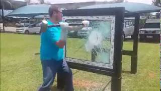 uPVC Window amp Security Glass Break Test [upl. by Carolle49]