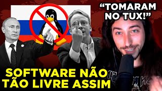 LINUX PROIBE CONTRIBUIÇÕES DE RUSSOS  Tecnologia e Classe [upl. by Neilson]