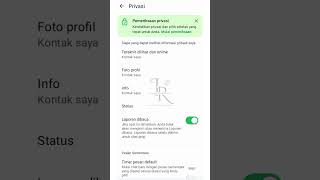 Cara menonaktifkan online di whatsapp whatsapp [upl. by Reggis]