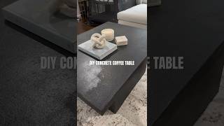 DIY CONCRETE COFFEE TABLE concretetable diycoffeetable [upl. by Geralda706]