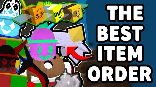 The Item Order That Help You Advance Quickly in Bee Swarm Simulator  Roblox [upl. by Cymbre]